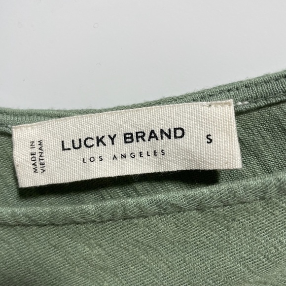 Green lucky brand lightweight t shirt dress size small - Picture 3 of 4